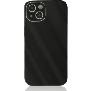 Apple iPhone 14 Plus Kılıf Kamera Korumalı Arkası 9h Temperli Cam Yüzey Soft Tasarım Glass Kapak