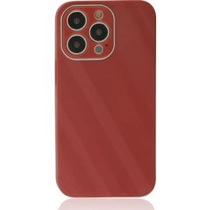 Apple iPhone 14 Pro Max Kılıf Kamera Korumalı Arkası 9h Temperli Cam Yüzey Soft Tasarım Glass Kapak