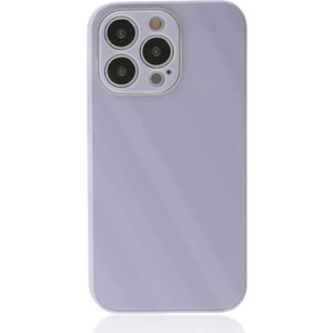 Apple iPhone 14 Pro Max Kılıf Kamera Korumalı Arkası 9h Temperli Cam Yüzey Soft Tasarım Glass Kapak