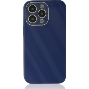 Apple iPhone 13 Pro Max Kılıf Kamera Korumalı Arkası 9h Temperli Cam Yüzey Soft Tasarım Glass Kapak