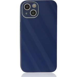 Apple iPhone 14 Kılıf Kamera Korumalı Arkası 9h Temperli Cam Yüzey Soft Tasarım Glass Kapak