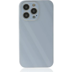 Apple iPhone 14 Pro Kılıf Kamera Korumalı Arkası 9h Temperli Cam Yüzey Soft Tasarım Glass Kapak
