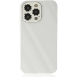Apple iPhone 14 Pro Max Kılıf Kamera Korumalı Arkası 9h Temperli Cam Yüzey Soft Tasarım Glass Kapak