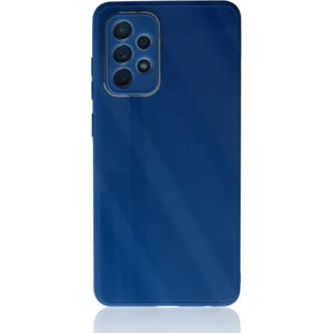 Samsung Galaxy A72 Kılıf Kamera Korumalı Arkası 9h Temperli Cam Yüzey Soft Tasarım Glass Kapak