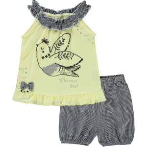 Kız Bebek Takım 6-18 Ay Sarı
