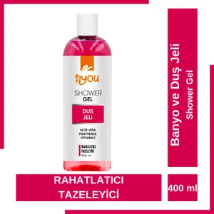 Duş Jeli Rahatlatıcı ve Tazeleyici Etki Shower Gel  Argan Yağı, Panthenol, Vitamin E Japon Kiraz Çiçeği 400 ml