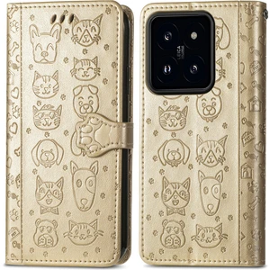 LR Joyful Xiaomi 14T Pro Deri Cüzdan Kapaklı Telefon Kapağı (Yurt Dışından)