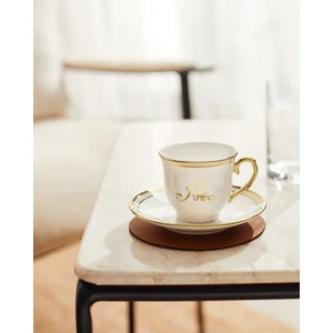 Madame Coco Lena 2'li Kahve Fincan Takımı - Renkli - 90 ml