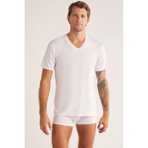 Emilio V Yaka Modal Erkek Tshirt Byz