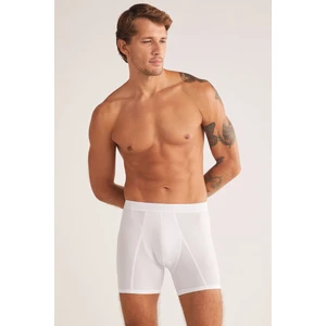 Teo Pamuk Modal Erkek Boxer Beyaz
