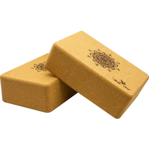 Mandala Desenli Mantar Yoga Blok,yoga Kütüğü, Yoga Tuğlası 7,5x 15X 23 cm 750 Gram 2 Li Set