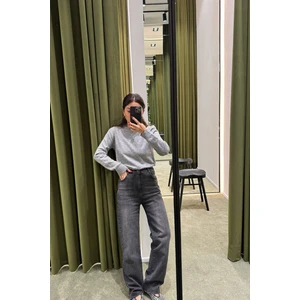 Paçası Kesik Straight Fit Jean