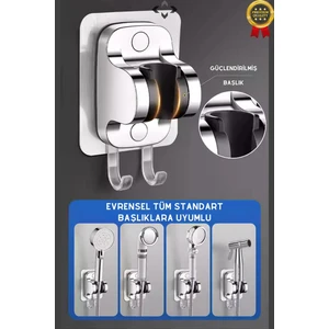 Yapışkanlı Duş Askısı Krom