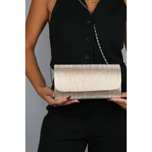 Ago Altın Çizgili Kadın Abiye Çanta