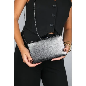 Able Platin Baskı Kadın Abiye Çanta