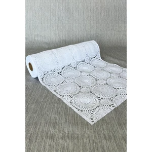 Pvc Şeffaf Kaplama Kaydırmaz Dolap Içi Kaymaz Dantel Raf Örtüsü - 1009-H-DANTEL