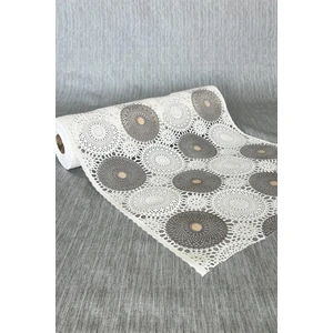 Pvc Şeffaf Kaplama Kaydırmaz Dolap Içi Kaymaz Dantel Raf Örtüsü - 1009-H-DANTEL