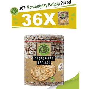 Glutensiz Fabrika Karabuğday Patlağı 36'lı Paket Avantajlı Gıda Paketi (Glütensiz & Vegan)