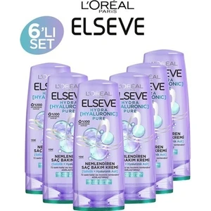 L'oréal Paris Elseve Hydra Pure Salisilik Asit İçeren Nemlendirici Saç Kremi 250 ml x 6 adet