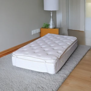 Relax Bedding Smart Kuştüyü Yatak Pedi, Topper, Nefes Alan Pamuk Örme Kumaşlı 90 X 190 Cm.