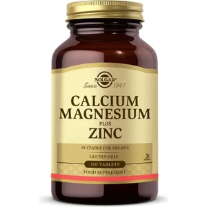 Calcium Magnesium Plus Zinc 100 Tablet Kalsiyum, Magnezyum ve Çinko Içeren Tablet.