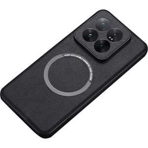LR Joyful Xiaomi 14T Pro Düşme Önleyici Pu Deri + Magsafe ile Uyumlu Tpu Kapak (Yurt Dışından)