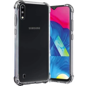 Samsung Galaxy A01 Antişok Koruyucu Şeffaf Sert Silikon Kapak