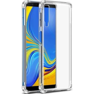 Samsung Galaxy A7 2018 Antişok Koruyucu Şeffaf Sert Silikon Kapak