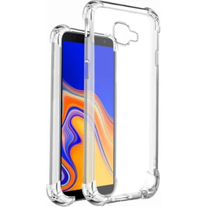 Samsung Galaxy J4 Antişok Koruyucu Şeffaf Sert Silikon Kapak