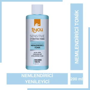 Hassas Ciltler Için Nemlendirici Tonik Sensitive Hydrating Tonic 200 ml Nemlendirici Yenileyici Aloe Vera, Ceramide Np, Hyaluronic Acid