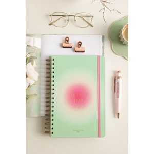 Matt Notebook 2025 Yılı Günlük Spiralli Ajanda 16X24 cm - 12 Aylık