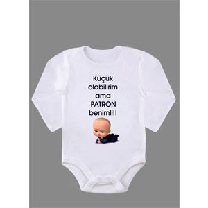 Outdoor One Uzun Kollu Organik Pamuk Baskılı Bebek Body Zıbın ZBN148