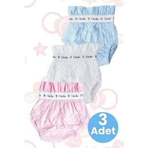 Bebek Yıkanabilir Emici Pamuklu 3'lü Alıştırma Külodu