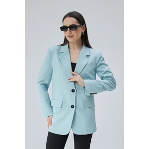 Mint Kadın Düğmeli Oversize Blazer Ceket