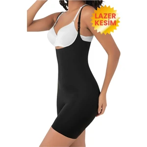 Kadın Lazer Kesim  ve Toparlayıcı Tam Boy Askılı Korse