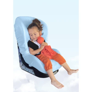 Joyous Mom & Kids 4 Katlı Müslin Bebek Oto Koltuk Kılıfı Lastikli %100 Pamuk Organik Oto Koltuk Kılıfı