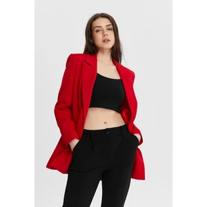 Oversize Dokuma Blazer Ceket