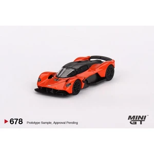 Hot Wheels Mini Gt Aston Martin Valkyrie Maximum Orange 678