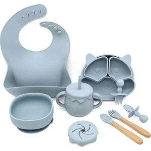 Puppy 13 Parça Full Silikon Bebek Beslenme Seti: Esnek, Bpa / Pvc Içermez Mama Seti