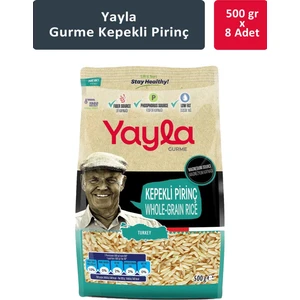 Gurme Kepekli Pirinç 500 gr x 8 Adet