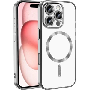 Apple iPhone 16 Pro Max Kılıf Kamera Lens Korumalı Renkli Magsafe Şeffaf Silikon Kapak