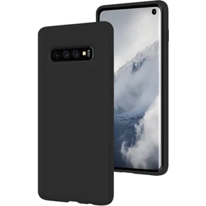Samsung Galaxy S10 İnce Mat Silikon Kılıf Siyah