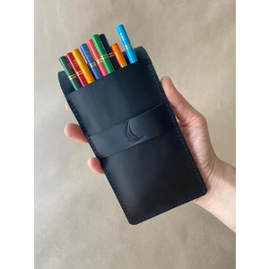 Alesta Leather (İsim Yazıyoruz) El Yapımı Hakiki Deri Kalemlik