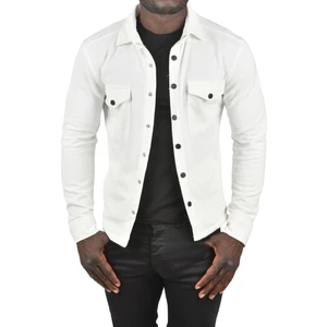 Örme Kalın Kumaş Gömlek Yaka Çıtçıtlı Cepleri Kapaklı Spor Ceket 2500557