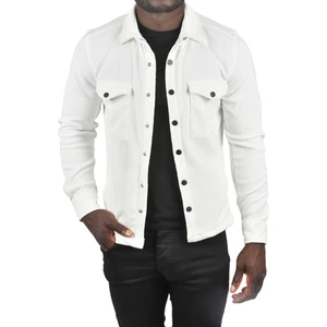 Örme Kumaş Gömlek Yaka Cepli Çıtçıtlı Slim Fit Spor Ceket 2500558