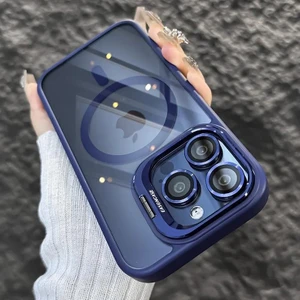 iPhone 11 Uyumlu Kılıf Klon Stantlı + Lens Korumalı Magsafe Kapak