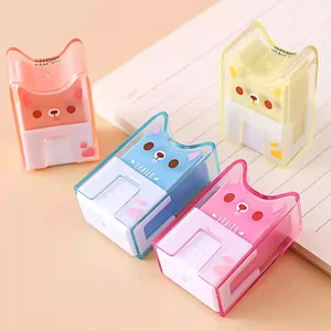 Cute Animal Kapaklı Soft Silgi Seti 4 Adet