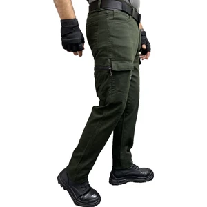 Erkek Kargo Pantolon Taktikal Cep Gabardin Likralı