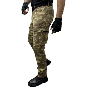 Erkek Kargo Pantolon Taktikal Cep Gabardin Likralı