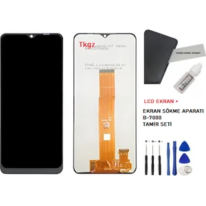 Samsung Galaxy A12  - SM-A125 LCD Ekran Dokunmatik Orijinal Kalite + B-7000 + Tamir Seti
